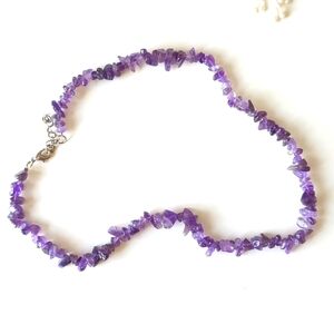 Amethyst Beaded Necklace